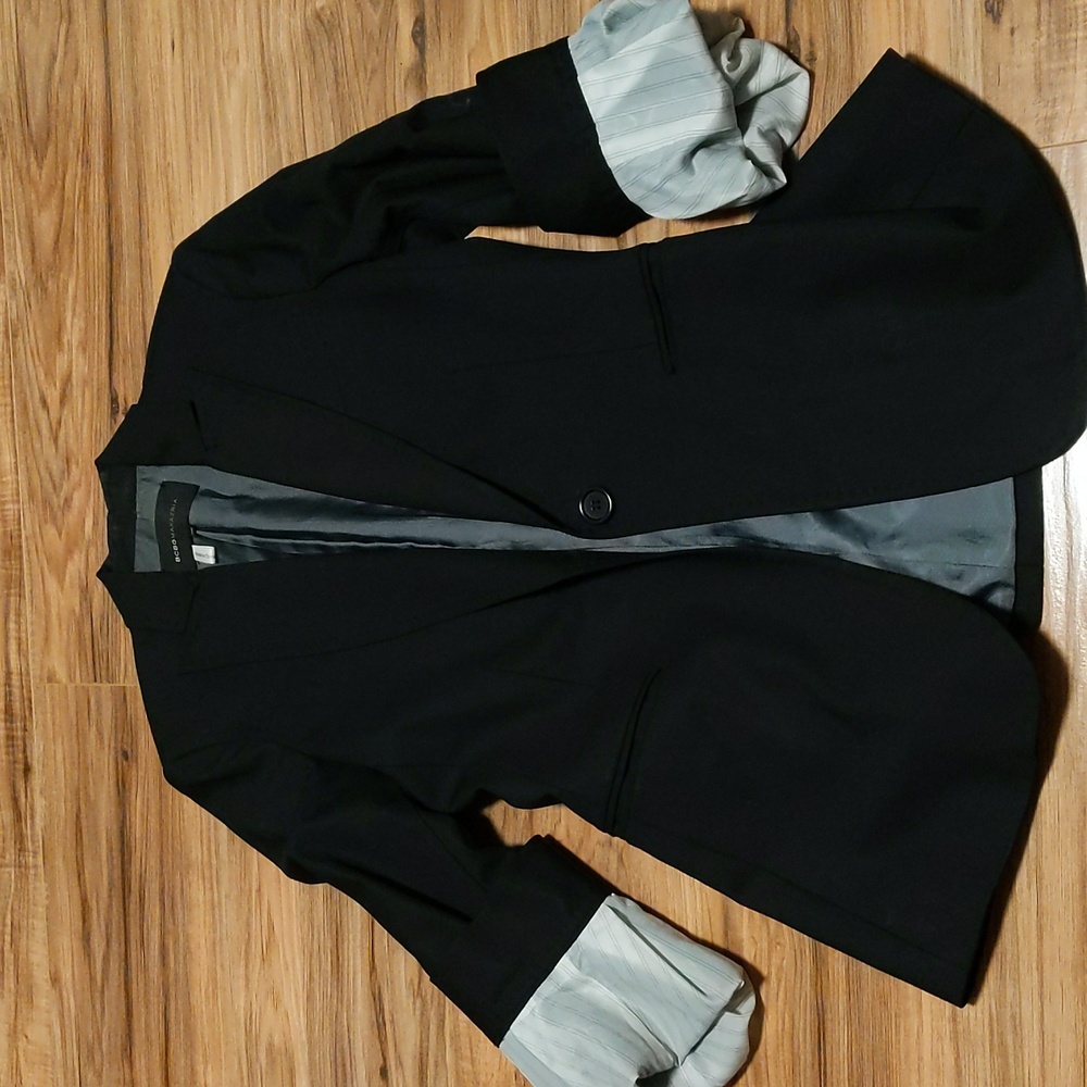 BCBGMaxAzria Blazer with Puff Sleeve